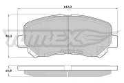 Bremsbelagsatz, Scheibenbremse TOMEX Brakes TX 17-25