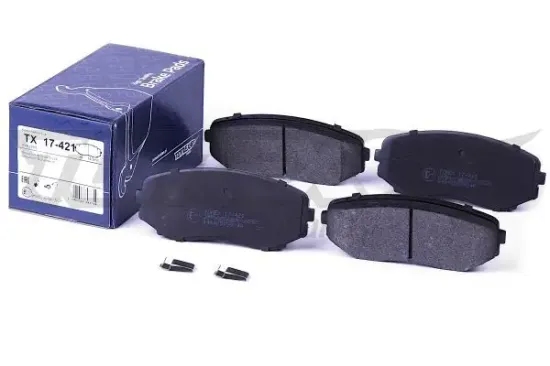 Bremsbelagsatz, Scheibenbremse Vorderachse TOMEX Brakes TX 17-421 Bild Bremsbelagsatz, Scheibenbremse Vorderachse TOMEX Brakes TX 17-421