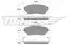 Bremsbelagsatz, Scheibenbremse Vorderachse TOMEX Brakes TX 17-44 Bild Bremsbelagsatz, Scheibenbremse Vorderachse TOMEX Brakes TX 17-44
