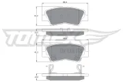 Bremsbelagsatz, Scheibenbremse TOMEX Brakes TX 17-48