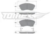 Bremsbelagsatz, Scheibenbremse Vorderachse TOMEX Brakes TX 17-55