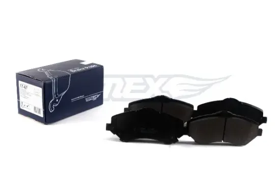 Bremsbelagsatz, Scheibenbremse Vorderachse TOMEX Brakes TX 17-67 Bild Bremsbelagsatz, Scheibenbremse Vorderachse TOMEX Brakes TX 17-67