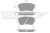 Bremsbelagsatz, Scheibenbremse Vorderachse TOMEX Brakes TX 17-68 Bild Bremsbelagsatz, Scheibenbremse Vorderachse TOMEX Brakes TX 17-68