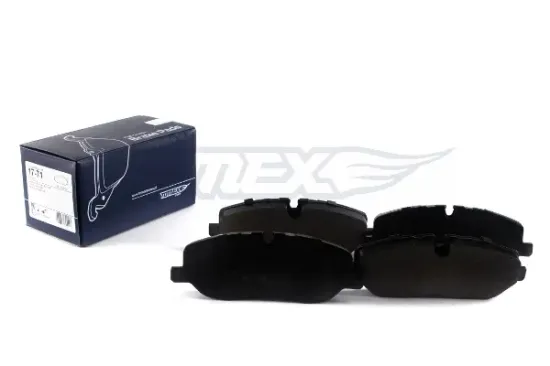 Bremsbelagsatz, Scheibenbremse Vorderachse TOMEX Brakes TX 17-71 Bild Bremsbelagsatz, Scheibenbremse Vorderachse TOMEX Brakes TX 17-71