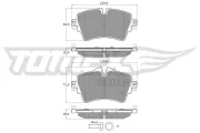 Bremsbelagsatz, Scheibenbremse Vorderachse TOMEX Brakes TX 17-82