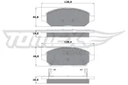 Bremsbelagsatz, Scheibenbremse TOMEX Brakes TX 17-90