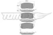 Bremsbelagsatz, Scheibenbremse TOMEX Brakes TX 17-97