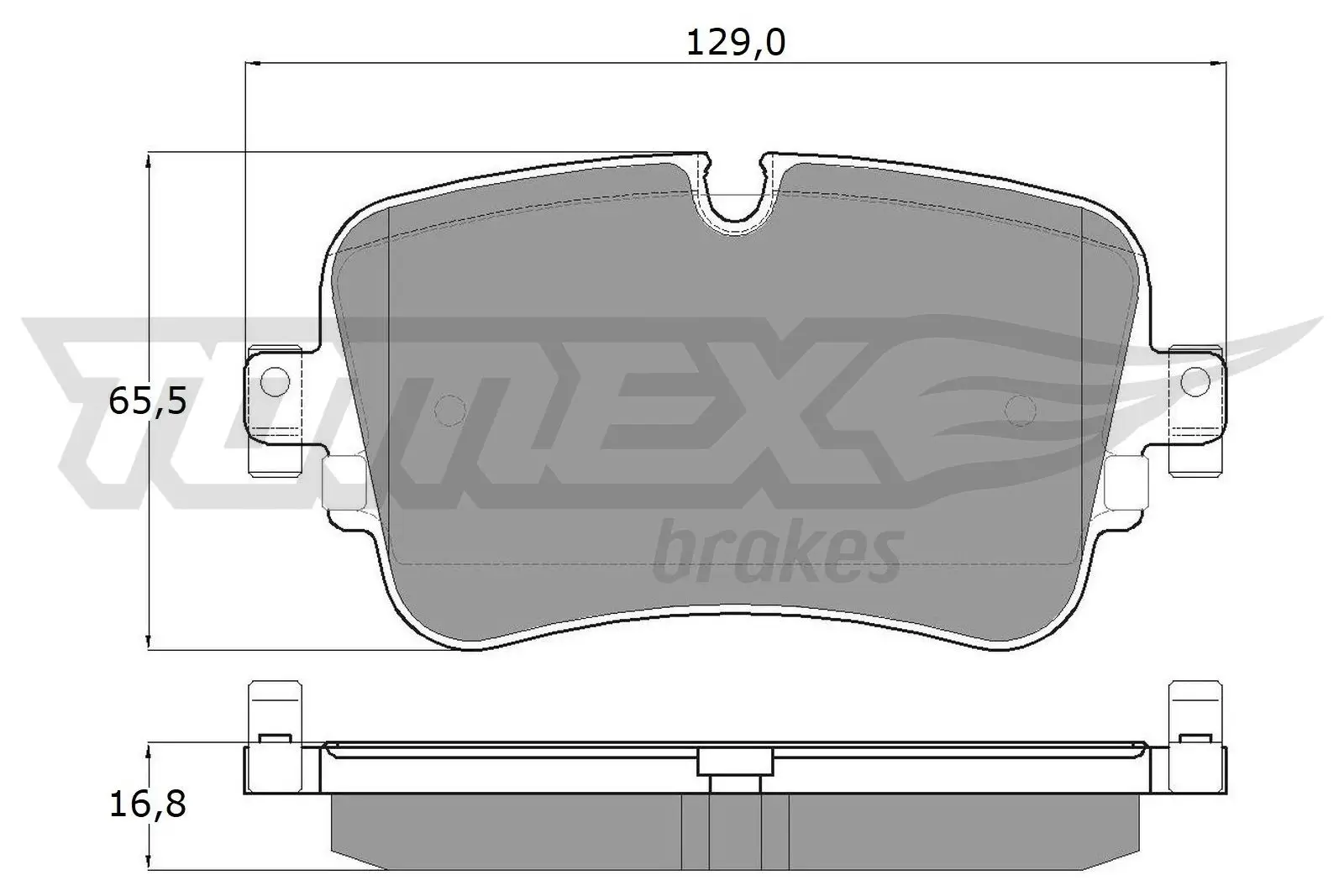 Bremsbelagsatz, Scheibenbremse TOMEX Brakes TX 18-24