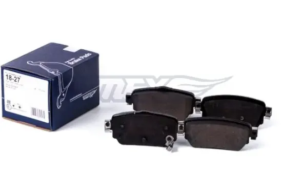 Bremsbelagsatz, Scheibenbremse Hinterachse TOMEX Brakes TX 18-27 Bild Bremsbelagsatz, Scheibenbremse Hinterachse TOMEX Brakes TX 18-27