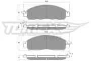 Bremsbelagsatz, Scheibenbremse Vorderachse TOMEX Brakes TX 18-41