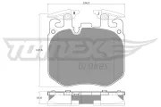 Bremsbelagsatz, Scheibenbremse TOMEX Brakes TX 18-50