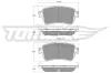 Bremsbelagsatz, Scheibenbremse Hinterachse TOMEX Brakes TX 18-64 Bild Bremsbelagsatz, Scheibenbremse Hinterachse TOMEX Brakes TX 18-64