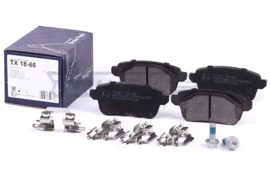 Bremsbelagsatz, Scheibenbremse Hinterachse TOMEX Brakes TX 18-66 Bild Bremsbelagsatz, Scheibenbremse Hinterachse TOMEX Brakes TX 18-66