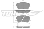 Bremsbelagsatz, Scheibenbremse TOMEX Brakes TX 18-68