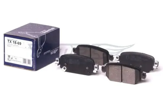 Bremsbelagsatz, Scheibenbremse Hinterachse TOMEX Brakes TX 18-69 Bild Bremsbelagsatz, Scheibenbremse Hinterachse TOMEX Brakes TX 18-69