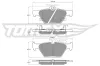 Bremsbelagsatz, Scheibenbremse Hinterachse TOMEX Brakes TX 18-71 Bild Bremsbelagsatz, Scheibenbremse Hinterachse TOMEX Brakes TX 18-71