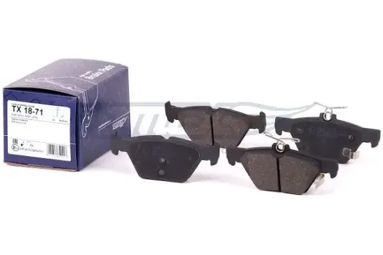 Bremsbelagsatz, Scheibenbremse Hinterachse TOMEX Brakes TX 18-71 Bild Bremsbelagsatz, Scheibenbremse Hinterachse TOMEX Brakes TX 18-71