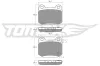 Bremsbelagsatz, Scheibenbremse Hinterachse TOMEX Brakes TX 18-72 Bild Bremsbelagsatz, Scheibenbremse Hinterachse TOMEX Brakes TX 18-72