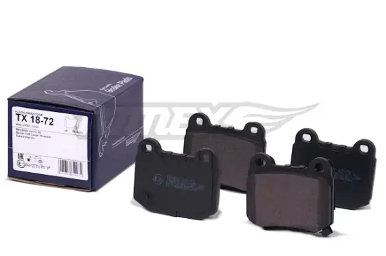 Bremsbelagsatz, Scheibenbremse Hinterachse TOMEX Brakes TX 18-72 Bild Bremsbelagsatz, Scheibenbremse Hinterachse TOMEX Brakes TX 18-72