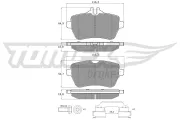 Bremsbelagsatz, Scheibenbremse TOMEX Brakes TX 18-78