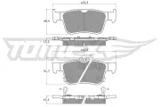 Bremsbelagsatz, Scheibenbremse Hinterachse TOMEX Brakes TX 18-871