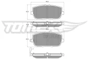 Bremsbelagsatz, Scheibenbremse TOMEX Brakes TX 19-03