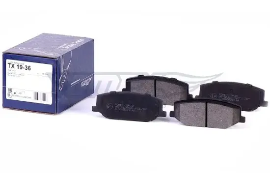 Bremsbelagsatz, Scheibenbremse Vorderachse TOMEX Brakes TX 19-36 Bild Bremsbelagsatz, Scheibenbremse Vorderachse TOMEX Brakes TX 19-36