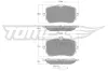 Bremsbelagsatz, Scheibenbremse Vorderachse TOMEX Brakes TX 19-48