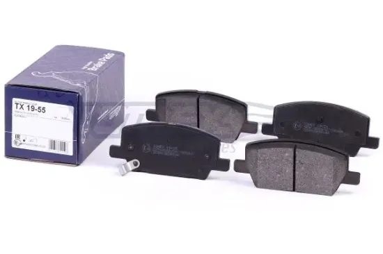 Bremsbelagsatz, Scheibenbremse Vorderachse TOMEX Brakes TX 19-55 Bild Bremsbelagsatz, Scheibenbremse Vorderachse TOMEX Brakes TX 19-55