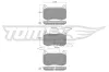 Bremsbelagsatz, Scheibenbremse Vorderachse TOMEX Brakes TX 19-56 Bild Bremsbelagsatz, Scheibenbremse Vorderachse TOMEX Brakes TX 19-56