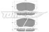 Bremsbelagsatz, Scheibenbremse Vorderachse TOMEX Brakes TX 19-59