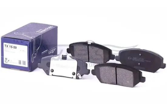 Bremsbelagsatz, Scheibenbremse Vorderachse TOMEX Brakes TX 19-59 Bild Bremsbelagsatz, Scheibenbremse Vorderachse TOMEX Brakes TX 19-59