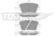 Bremsbelagsatz, Scheibenbremse TOMEX Brakes TX 19-61