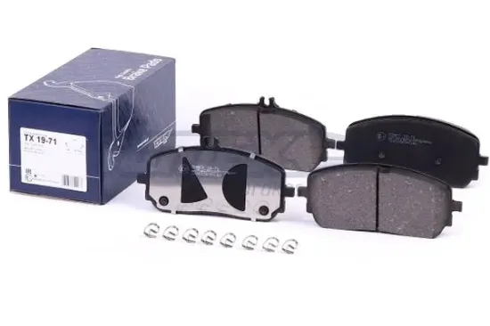 Bremsbelagsatz, Scheibenbremse Vorderachse TOMEX Brakes TX 19-71 Bild Bremsbelagsatz, Scheibenbremse Vorderachse TOMEX Brakes TX 19-71