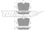 Bremsbelagsatz, Scheibenbremse TOMEX Brakes TX 19-73