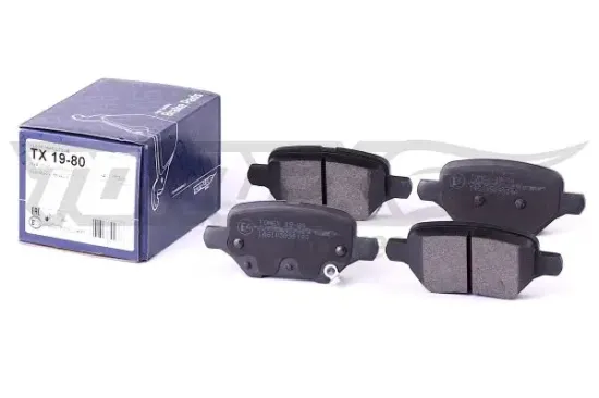 Bremsbelagsatz, Scheibenbremse Hinterachse TOMEX Brakes TX 19-80 Bild Bremsbelagsatz, Scheibenbremse Hinterachse TOMEX Brakes TX 19-80