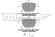 Bremsbelagsatz, Scheibenbremse Hinterachse TOMEX Brakes TX 19-81