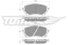 Bremsbelagsatz, Scheibenbremse Vorderachse TOMEX Brakes TX 19-82 Bild Bremsbelagsatz, Scheibenbremse Vorderachse TOMEX Brakes TX 19-82