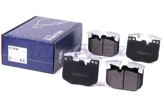 Bremsbelagsatz, Scheibenbremse Vorderachse TOMEX Brakes TX 19-86 Bild Bremsbelagsatz, Scheibenbremse Vorderachse TOMEX Brakes TX 19-86