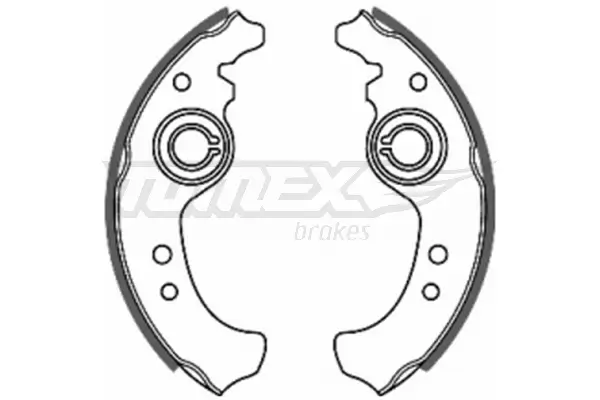 Bremsbackensatz TOMEX Brakes TX 20-01