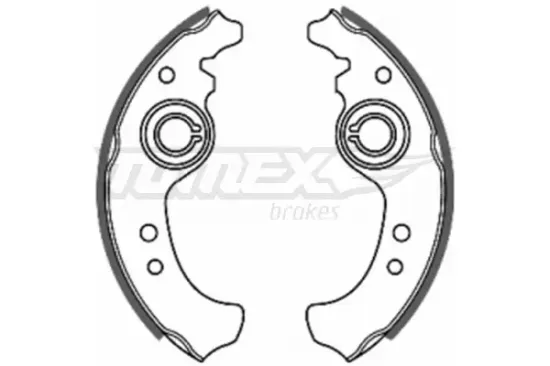 Bremsbackensatz TOMEX Brakes TX 20-01 Bild Bremsbackensatz TOMEX Brakes TX 20-01