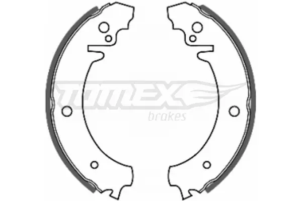 Bremsbackensatz TOMEX Brakes TX 20-11