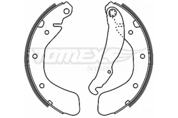 Bremsbackensatz TOMEX Brakes TX 20-18