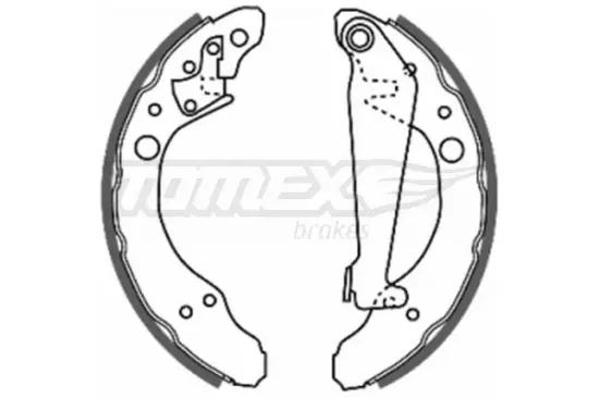 Bremsbackensatz TOMEX Brakes TX 20-24 Bild Bremsbackensatz TOMEX Brakes TX 20-24