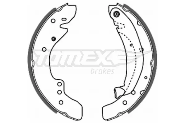 Bremsbackensatz TOMEX Brakes TX 20-29