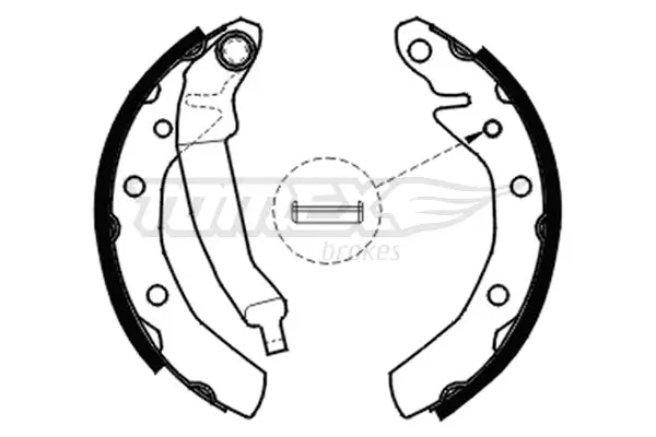 Bremsbackensatz TOMEX Brakes TX 20-30