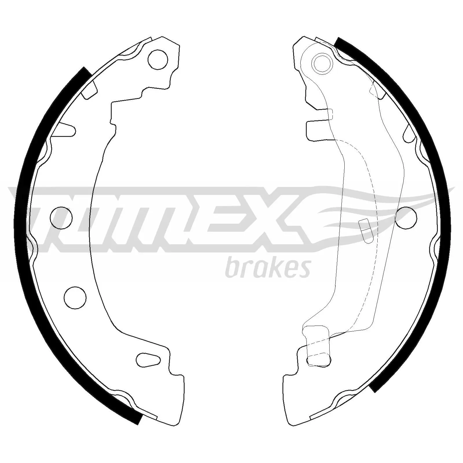 Bremsbackensatz TOMEX Brakes TX 20-43