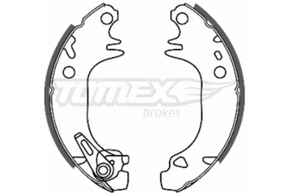 Bremsbackensatz TOMEX Brakes TX 20-44