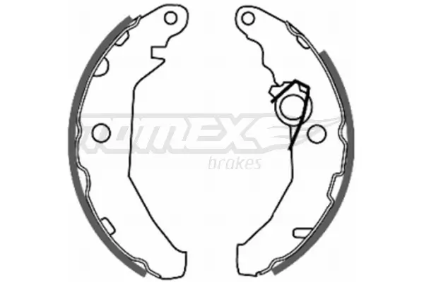 Bremsbackensatz TOMEX Brakes TX 20-46