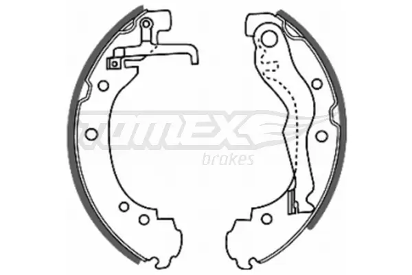 Bremsbackensatz TOMEX Brakes TX 20-47